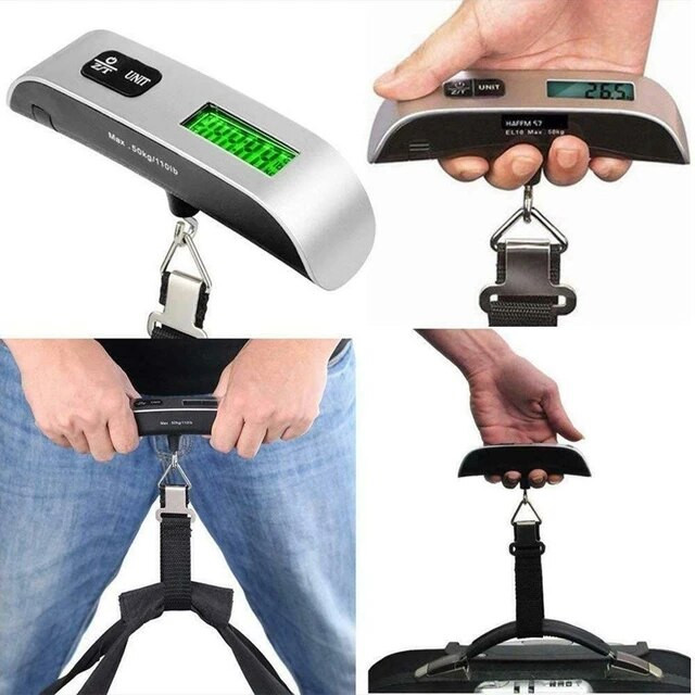 Balança Digital Portátil para Malas Viagem - Até 50Kg - Alta Precisão ...